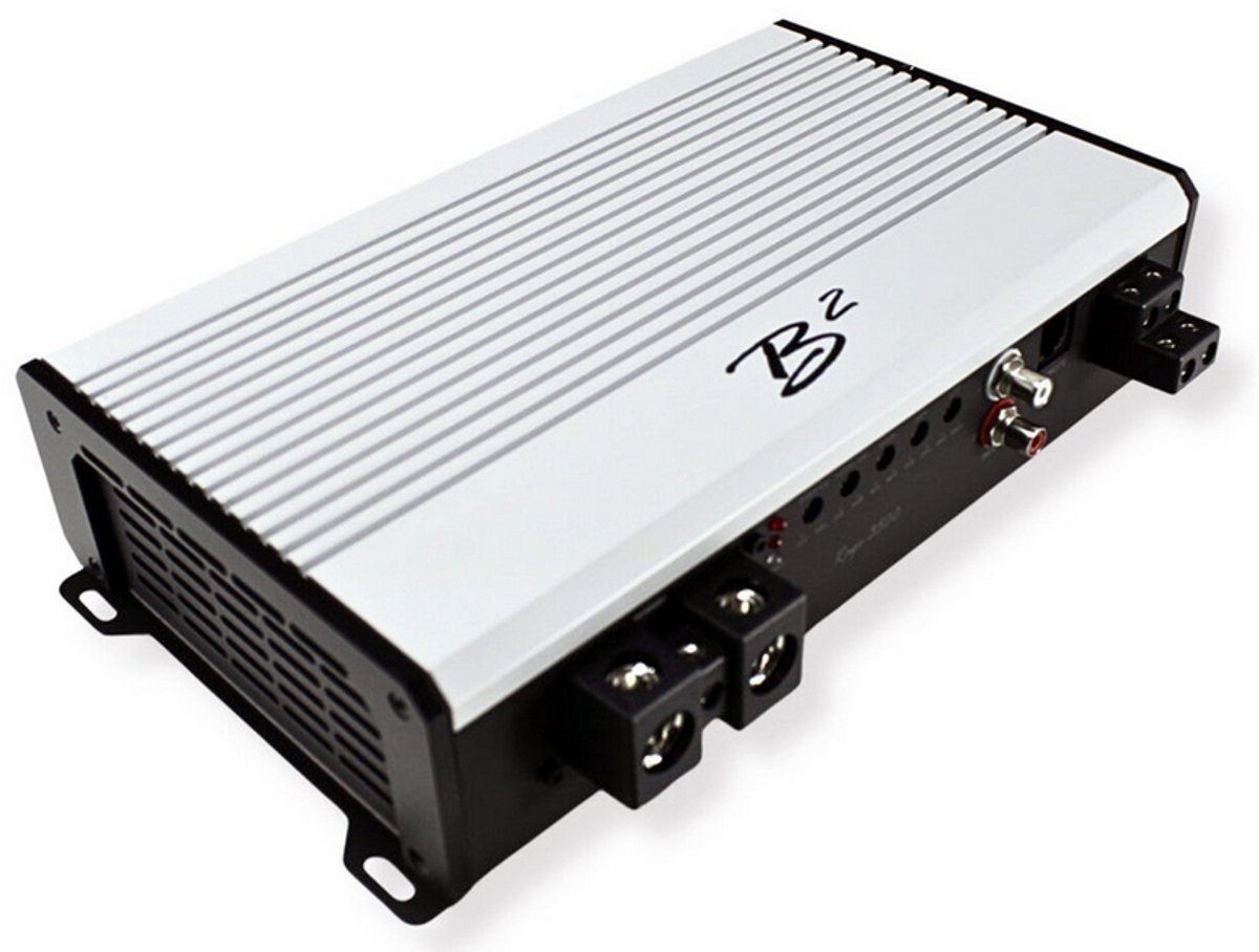 B2 Audio RAGE 3500 Monoblok 3500W RMS / Auto versterker 1 ohm / Remote controller incl Clip indicator