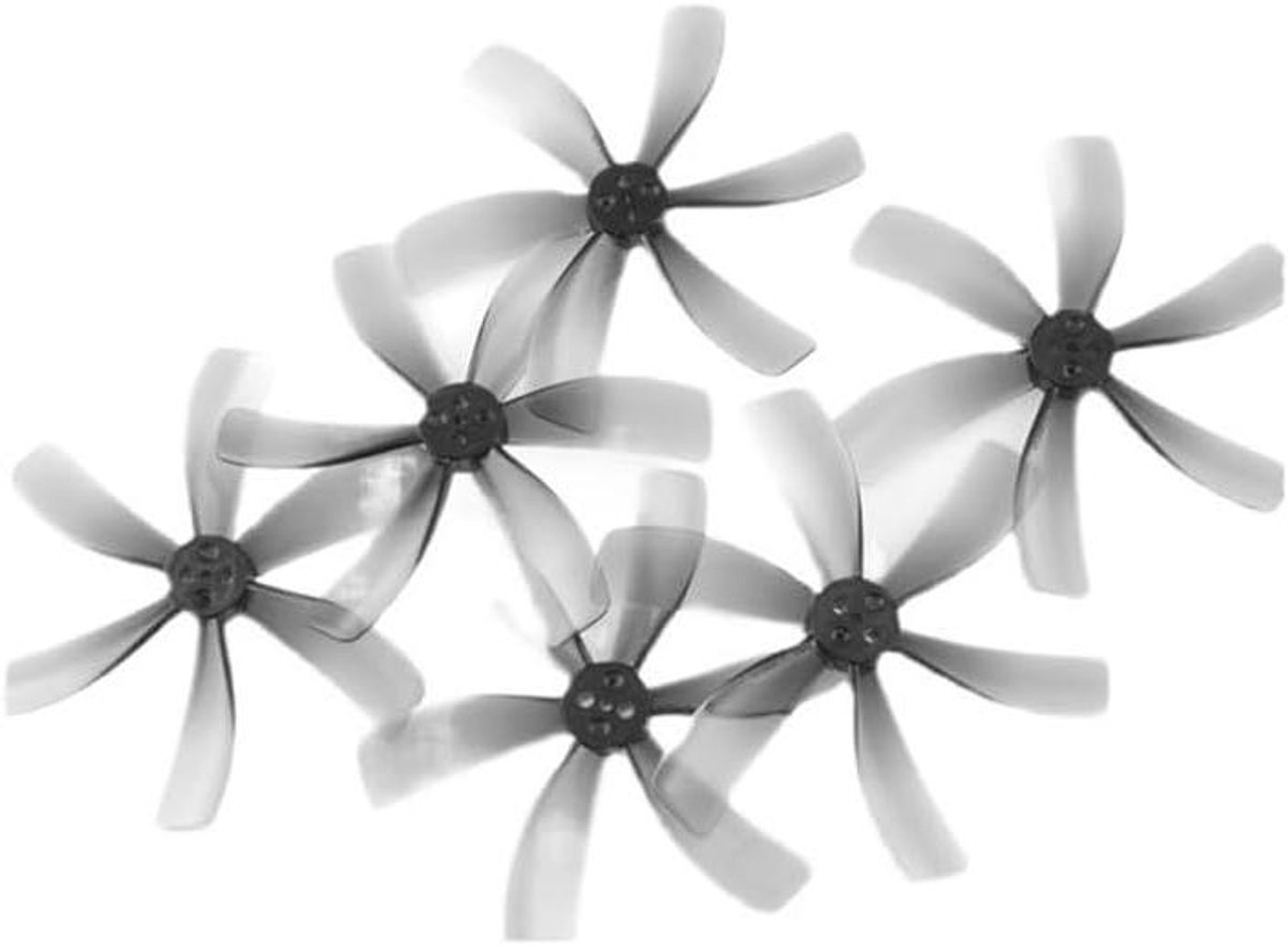 FPV Drone Propellers - Drone Onderdelen - Drone Vliegen - 6-Blads Ontwerp - 63mm - Grijs