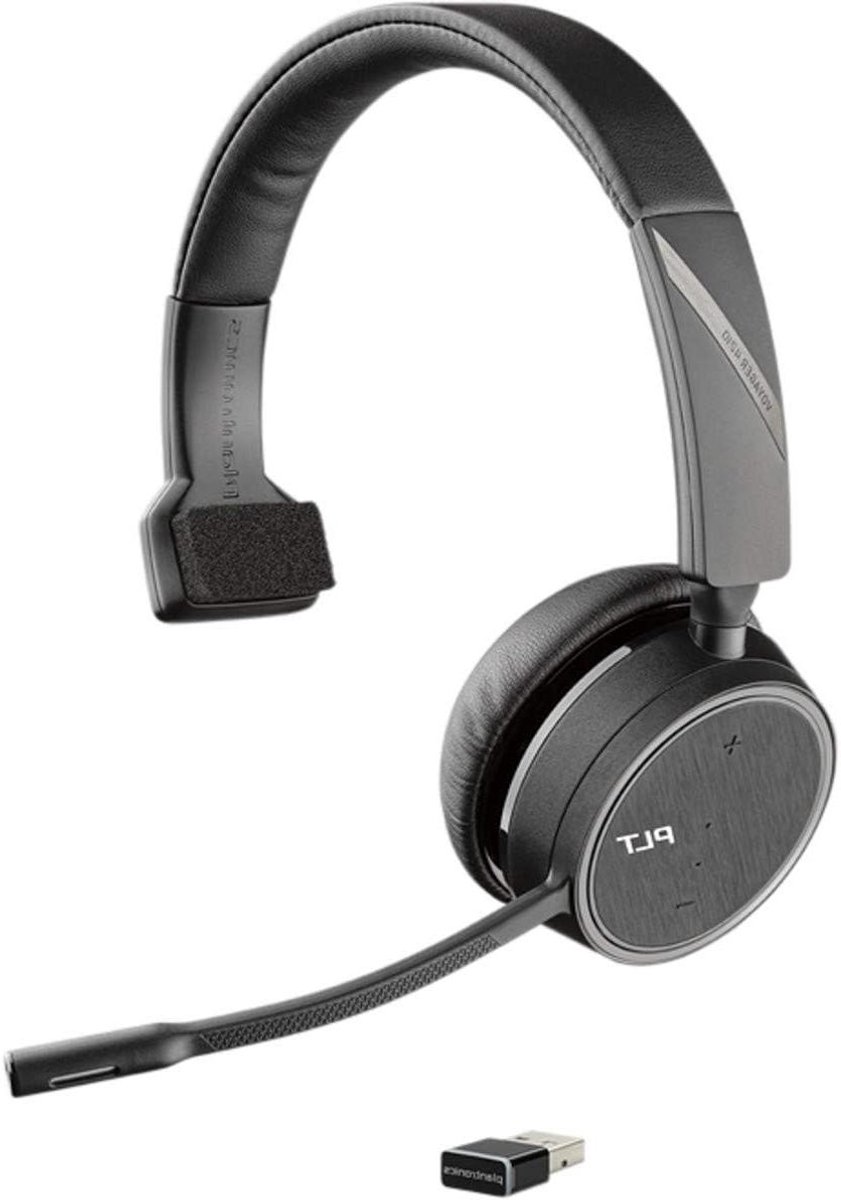 Bluetooth Mono Headset - Draadloze Headset Oortje - Professioneel Bellen - SoundGuard Technologie - Eén Maat - Zwart