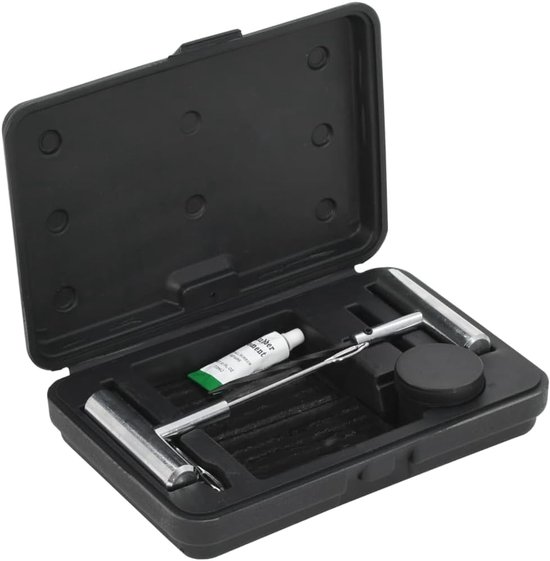 Autoband Reparatie Set - Bandenreparatie Kit - Lekke Band Herstellen - 27 Delig - 20 Strips - Zwart — afbeelding 3
