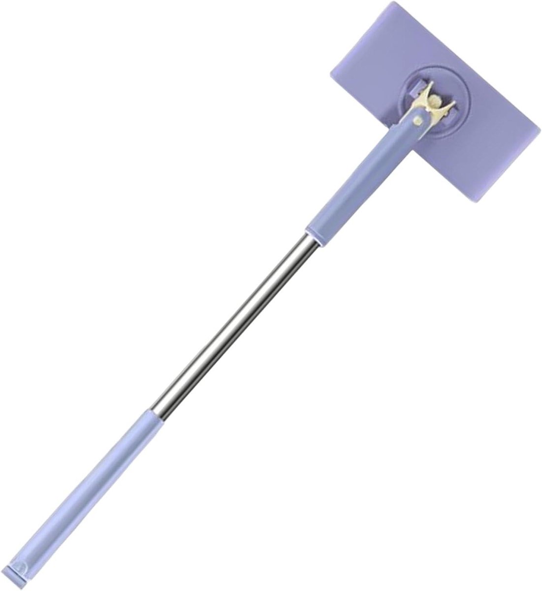 Compacte Vloerwisser - Dweil Set - Efficiënt Reinigen - Automatisch Doekwissel - 70-95 cm - Lila