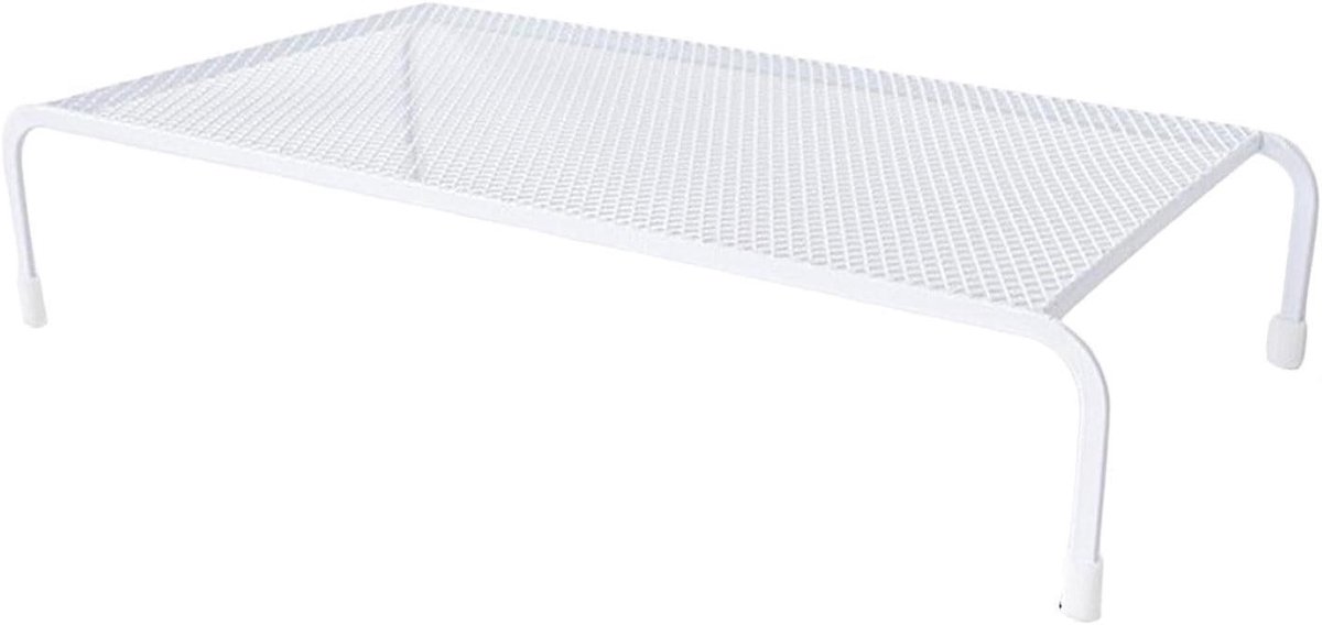 Laptop Verhoger - Computer Standaard - Bureau Organisatie - Verticale Ruimtebenutting - 50x20x8 cm - Zwart