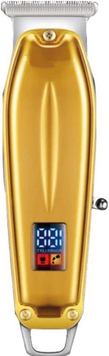 Haartrimmer Set - Scheerapparaat Baardtrimmer - Thuis Kapsel Maken - Huidvriendelijke Bladen - 90 Min Gebruik - Goud