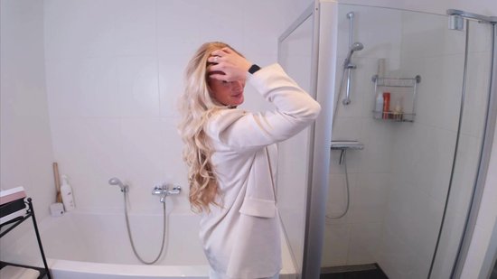 Sansbeauté Automatische Krultang - Keramische Haarkruller - Haarkrultang - Hair Curler - Haarstyler - Wavy Hair - Curling Iron - Krulborstel Roterend - Golvenkrultang - Wave Krultang