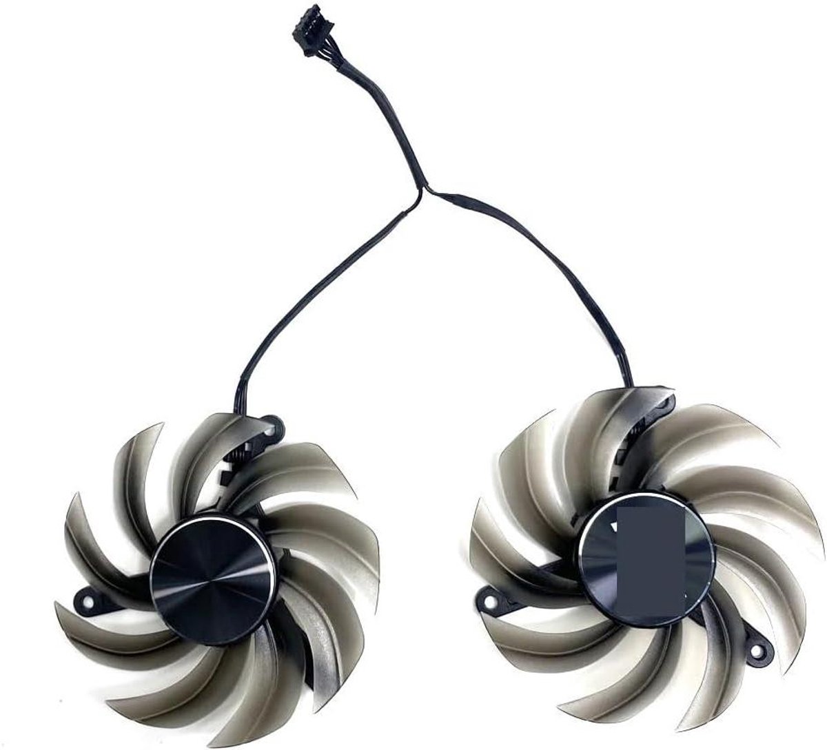 Koelventilator - Grafische kaart ventilator - Gaming pc koelen - Stille werking - 85 mm - Zwart
