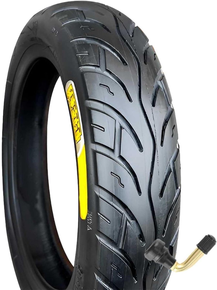 Buitenband Scooter Motor - Vervangingsband Wegband - Veilig Rijden - Lekvrije Rubbersamenstelling - 70/90-12 - Zwart