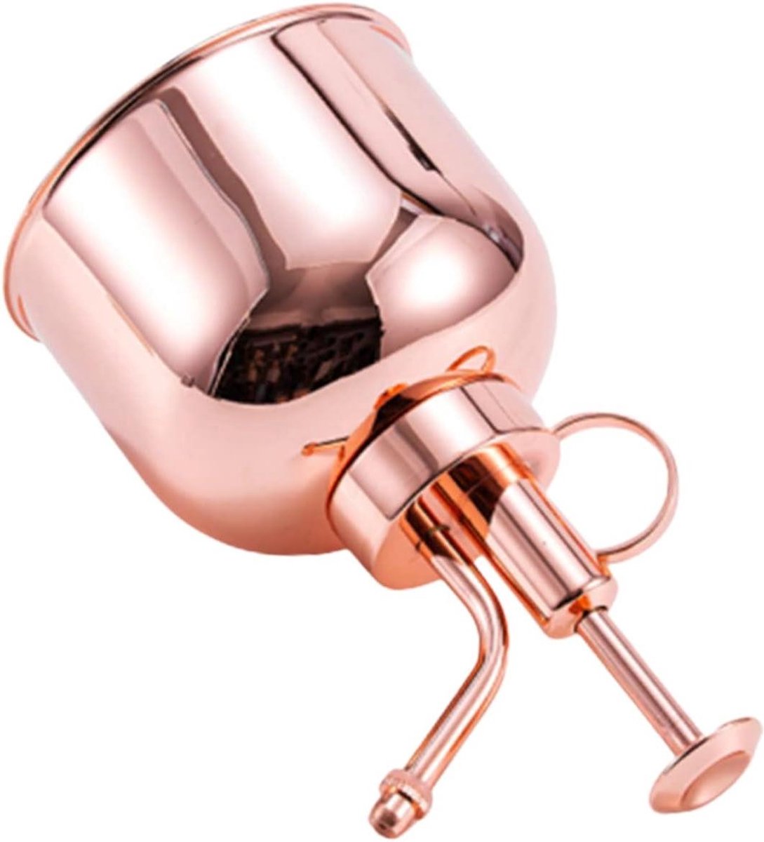 Vintage Gieter - Roestvrij Staal - Planten Water Geven - Met Pomp - 8x14 cm - Goud
