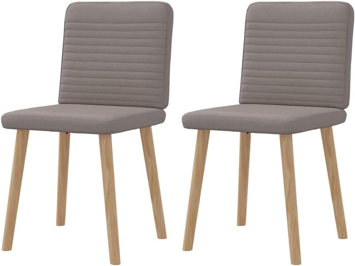 Eetkamerstoelen - Dinerstoelen keuken - Comfortabel dineren - Draaibaar stof - 2 stuks - T