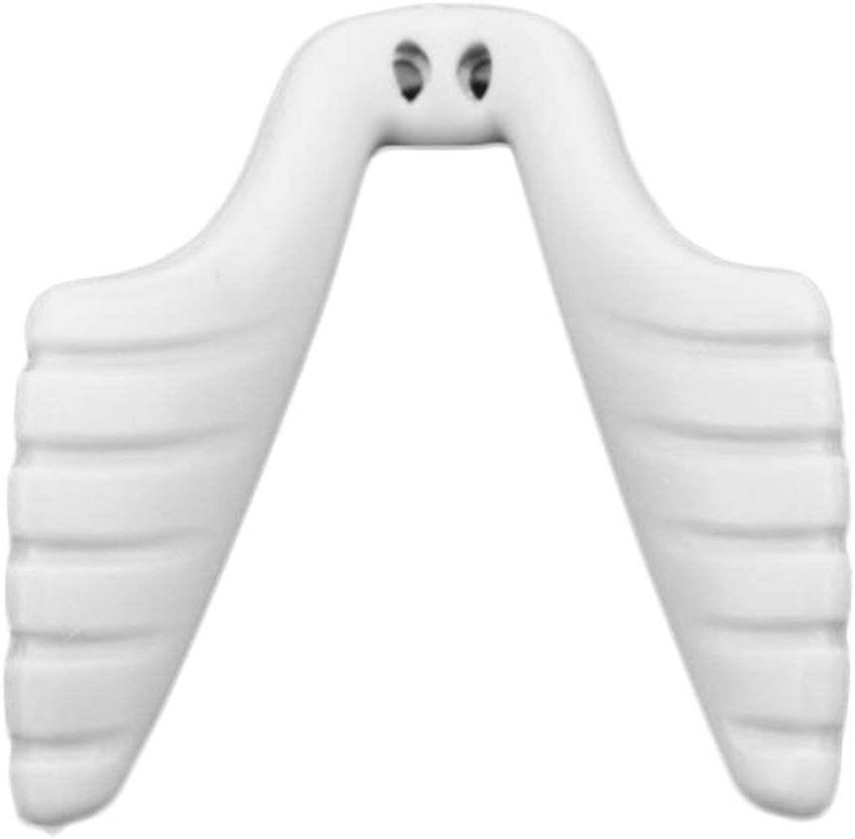 Neus Pad Houder - Bril Reparatie - Bril Aanpassen - Metaal en Siliconen - 3.5mm Gat tot Gat - Grijs