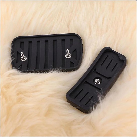 Auto Pedaal Covers - Gas en Rem - Verbeterde Rijervaring - Anti-slip Ontwerp - One Size - Zilver — afbeelding 4