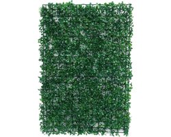 RANZIX Artificial Plant Wall, Privacy Screen, Wall Greening, Balcony, Garden Fence, Plant Wall Mats with Artificial Plants as Wall Greening, 40 x 60 cm, 12, Density: 247