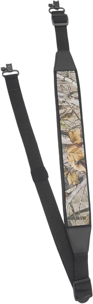 Vervangende Schouderband - Gewatteerde band - Comfortabel Dragen - Dubbel punt antislip - 1 meter - Camouflage