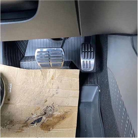 Pedaalhoezen Set - Auto Pedaal Covers - Verbeterde Grip - Antislip Rubber - 3 stuks - Zwart — afbeelding 4
