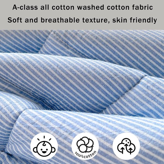 Japanse Mat - Futonmatras Vloer - Comfortabel Slapen - Zachte Katoen Stof - 180x200 cm - Bruin — afbeelding 3