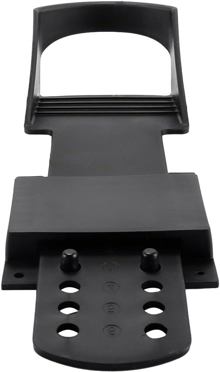 Roeimachine Voetpedaal - Vervangend Pedaal - Stabiliteit Training - Antislip Oppervlak - 314 x 95 x 55 mm - Zwart
