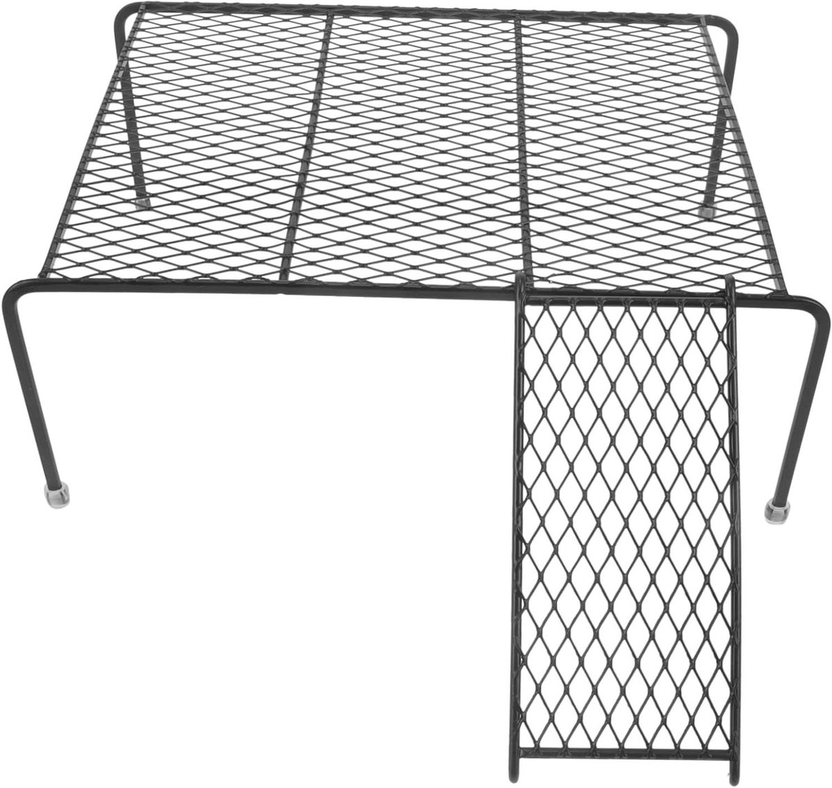 Kippen Platform - Kip Speelgoed - Verrijking Kip - Holle Metalen Beugel - 383 Gram - Zwart