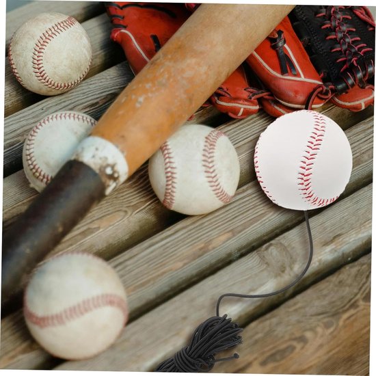 Honkbal Swing Trainer - Slag Oefenapparaat - Slagvaardigheid Verbeteren - Stevig Elastisch Ontwerp - 7.00X7.00X7.00CM - Wit — afbeelding 5