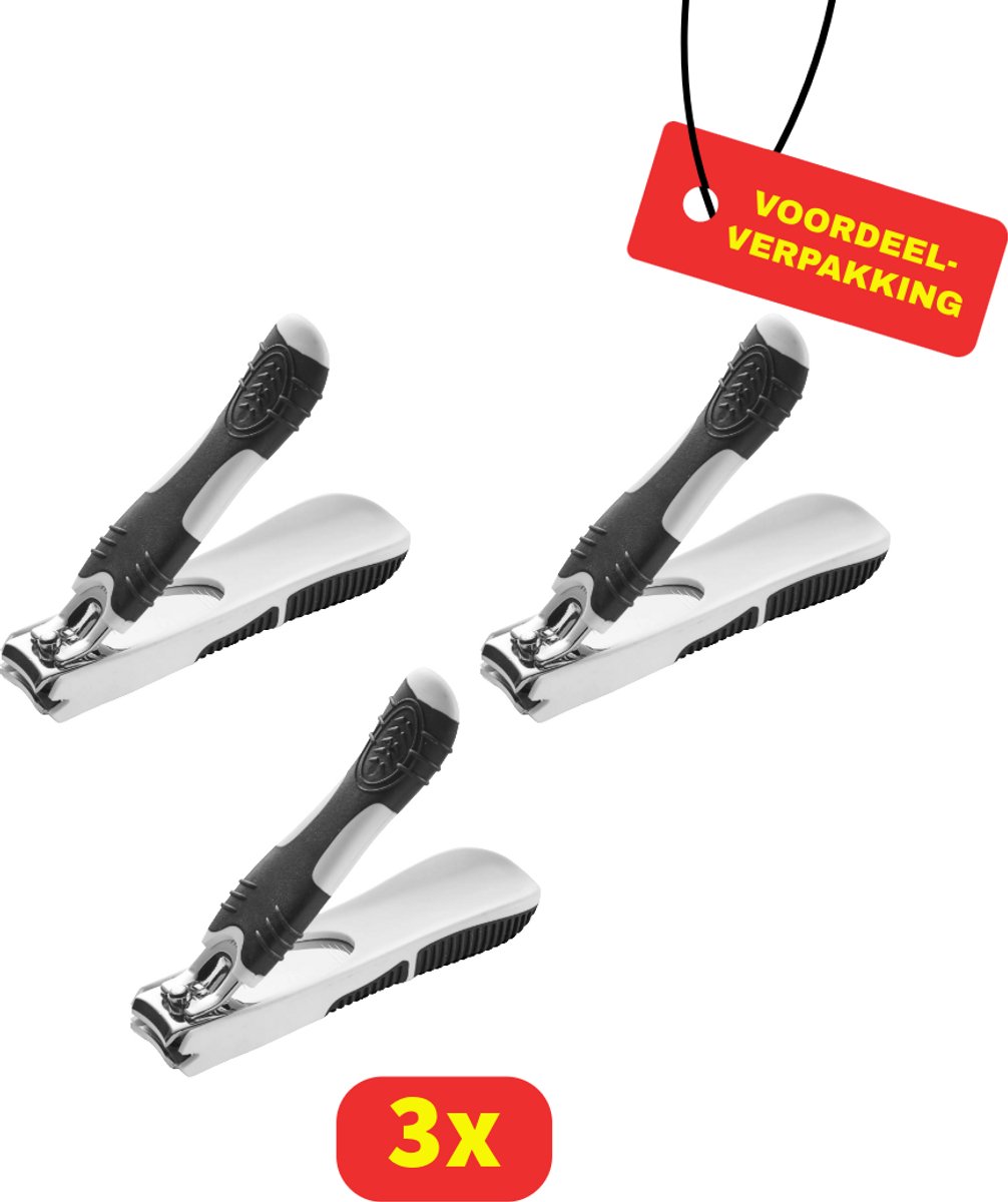 VITILITY Nagelknipper - 3 stuks - Voordeelverpakking