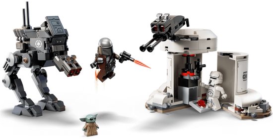 LEGO® Star Wars™ L'attaque de l'AT-RT™ – Ensemble de construction avec figurine LEGO du Mandalorien™ et Grogu™ – à partir de 7 ans – 75444