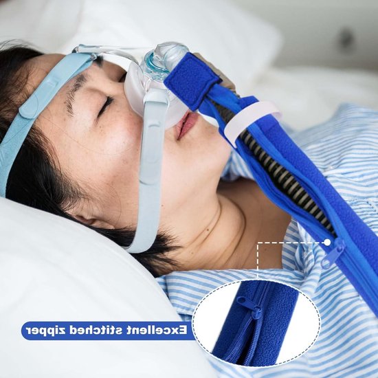 Universele CPAP Slanghoes van 1.8m, Isolerende Bescherming met Rits, Anticondensatie, Stofdicht en Herbruikbaar voor CPAP en Flexibele Slangen van Universele — afbeelding 3
