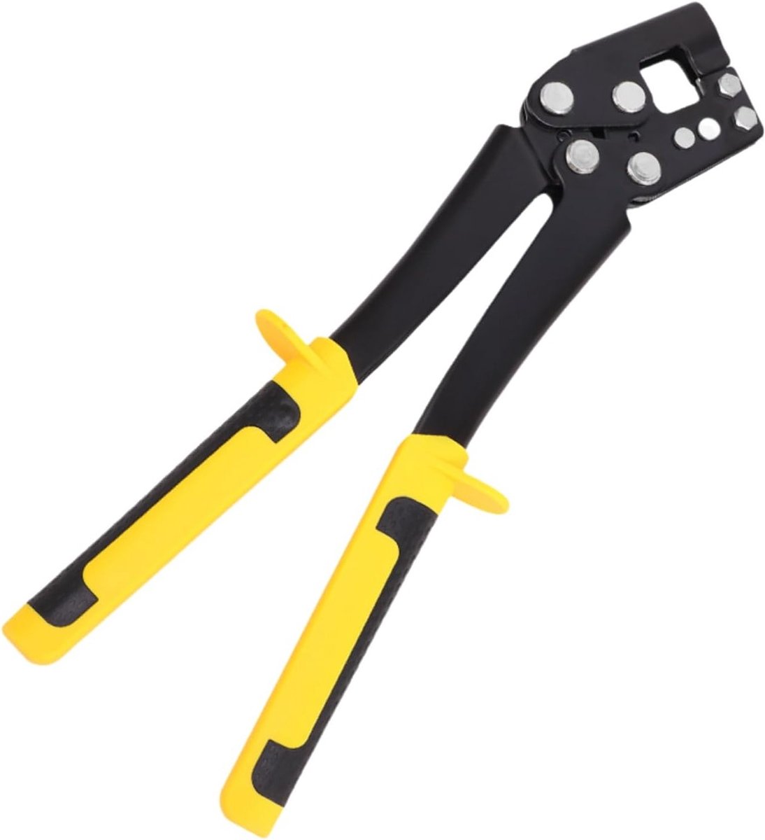 Professionele knijp- en profieltangen voor metalen profielen, ideaal voor het bevestigen van stalen bouten en het creëren van decoratieve plafonds.