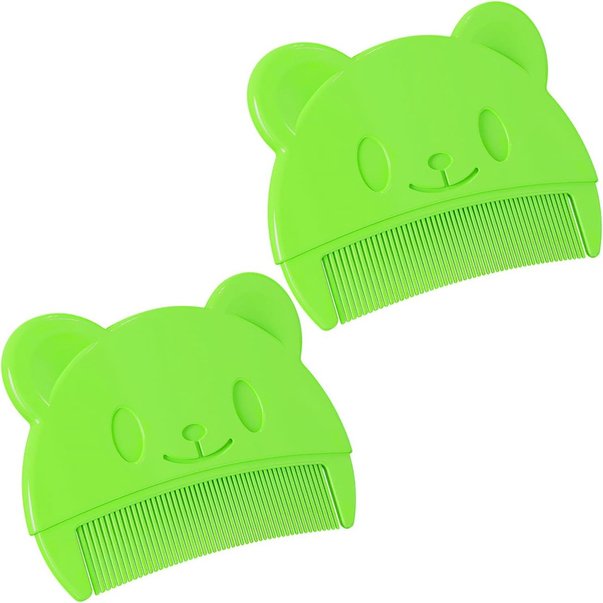Set van 2 Baby Haarborstels en Kam voor Baby's - Ideaal voor Cradle Cap en Babyverzorging (Groen)