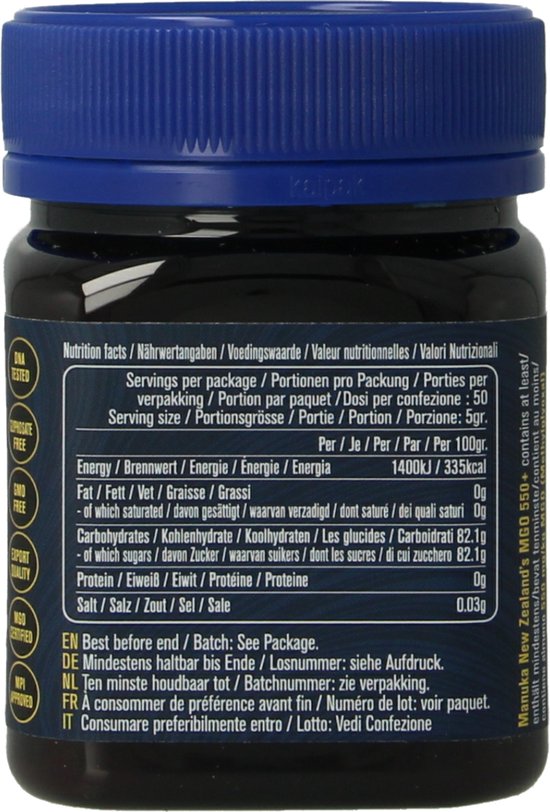 Manuka honing MGO 550+