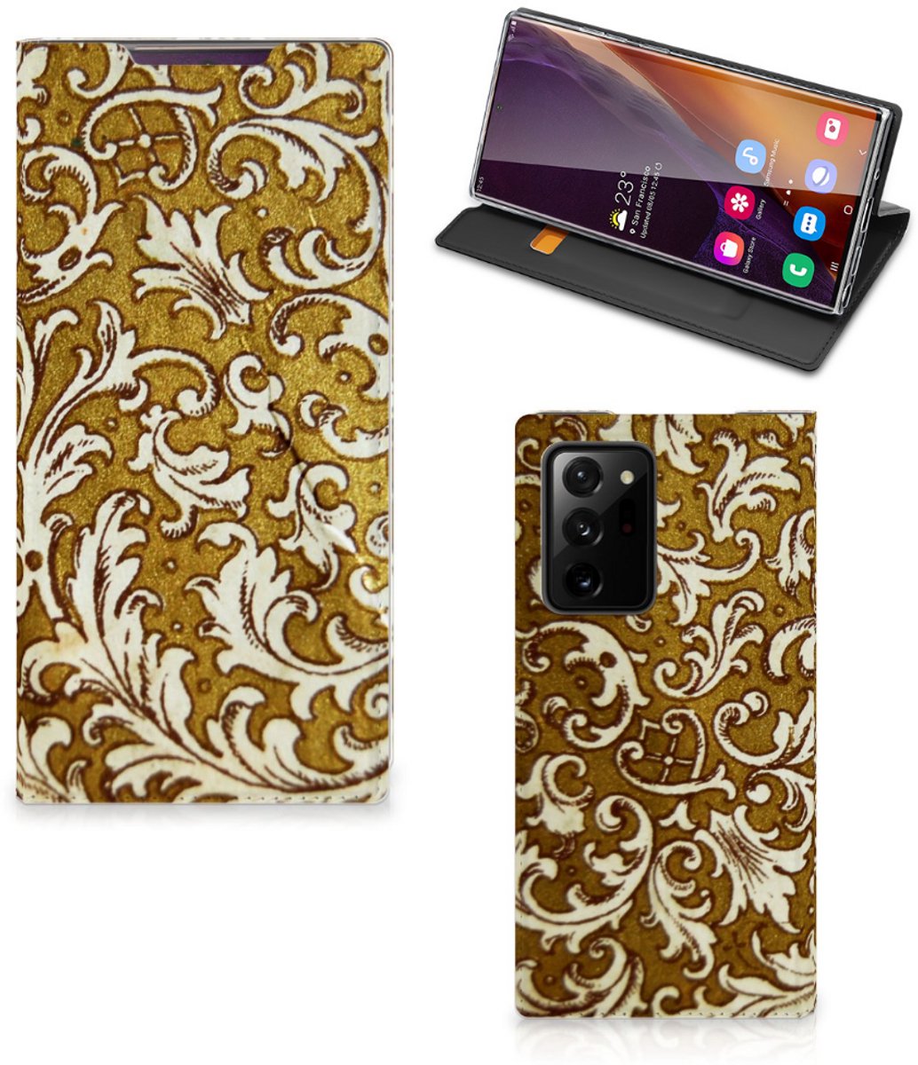 Telefoon Hoesje Samsung Galaxy Note 20 Ultra Barok Goud