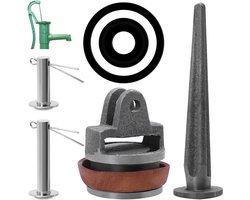 Vervangende Piston voor Crankpomp met Leer Cuff, O-Ringen, en Ventielonderdelen voor Betrouwbare Prestaties