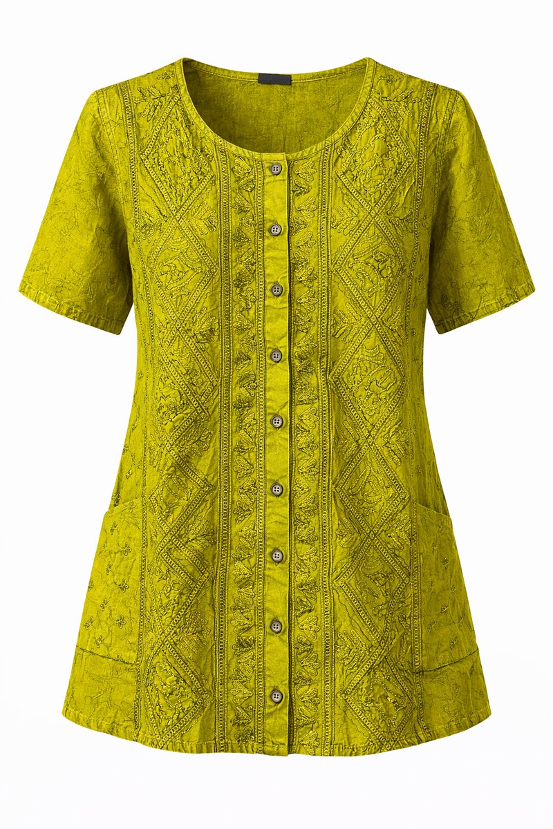 HS Zomerblouse - In 5+ Kleuren - Stevige stof