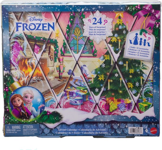 Disney Frozen Adventskalender - Met 24 dagen verrassingen - Waaronder kleine poppen van de jonge Anna en Elsa van Disney Frozen — afbeelding 2