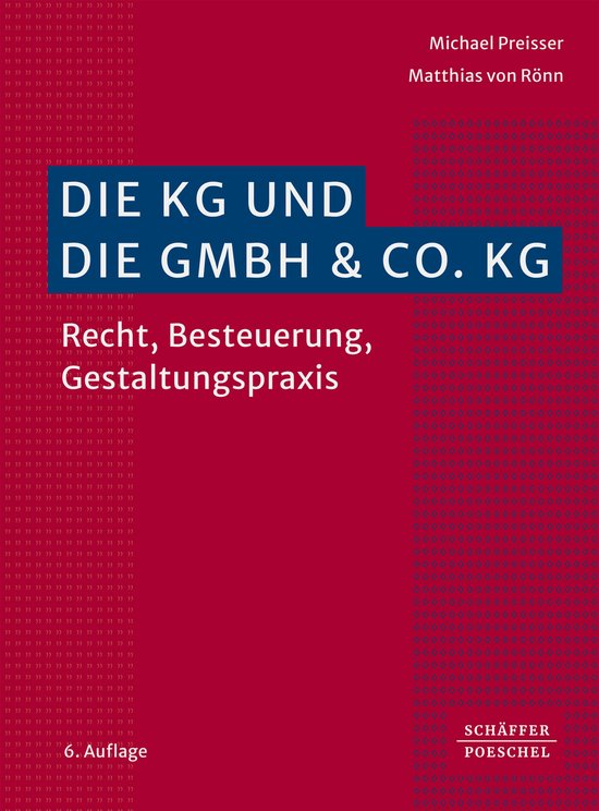 Die KG und die GmbH & Co. KG - cover