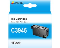 INKFIND C9345 ink maintenance box geschikt voor Epson C12C934591 maintenance box voor Epson EcoTank ET-8550 ET-16600 ET-16650 ET-5800 ET-5850 ET-5880 ET-8500, Workforce WF-7840 WF-7820 WF-7830 EC-C7 000 ST-C8000 -1-pack