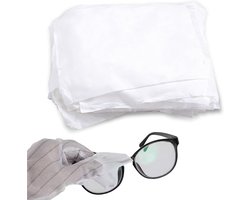 Set van 100 Microvezeldoeken 14x14cm - Antistatisch, Stof- en Pluisvrij voor LCD-reparatie, Mobiele Telefoon, Camera en Computer Onderhoud