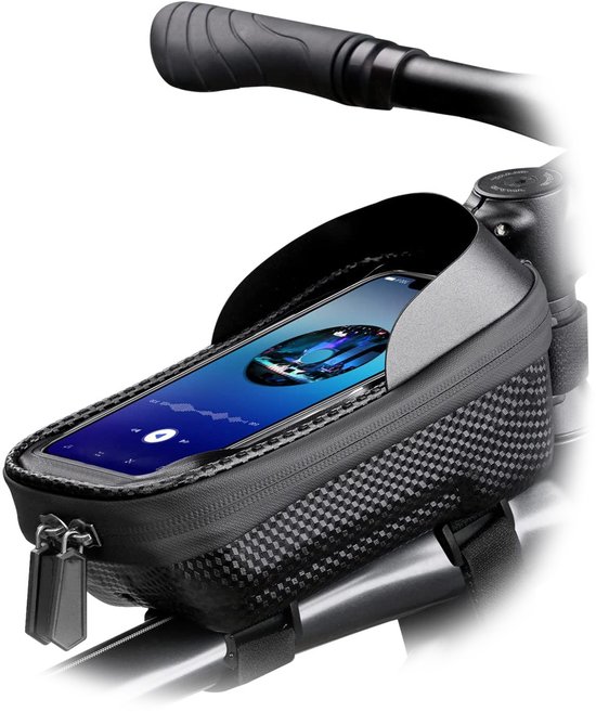 BikePro Telefoonhouder Fiets, E-Bike, Mountainbike, Racefiets - Waterdicht - Zadeltas...