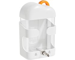 Vogel Drinkbak - Drinkfontein Kooi - Vogels Hydrateren - Lekvrij Ontwerp - 250ml - Wit