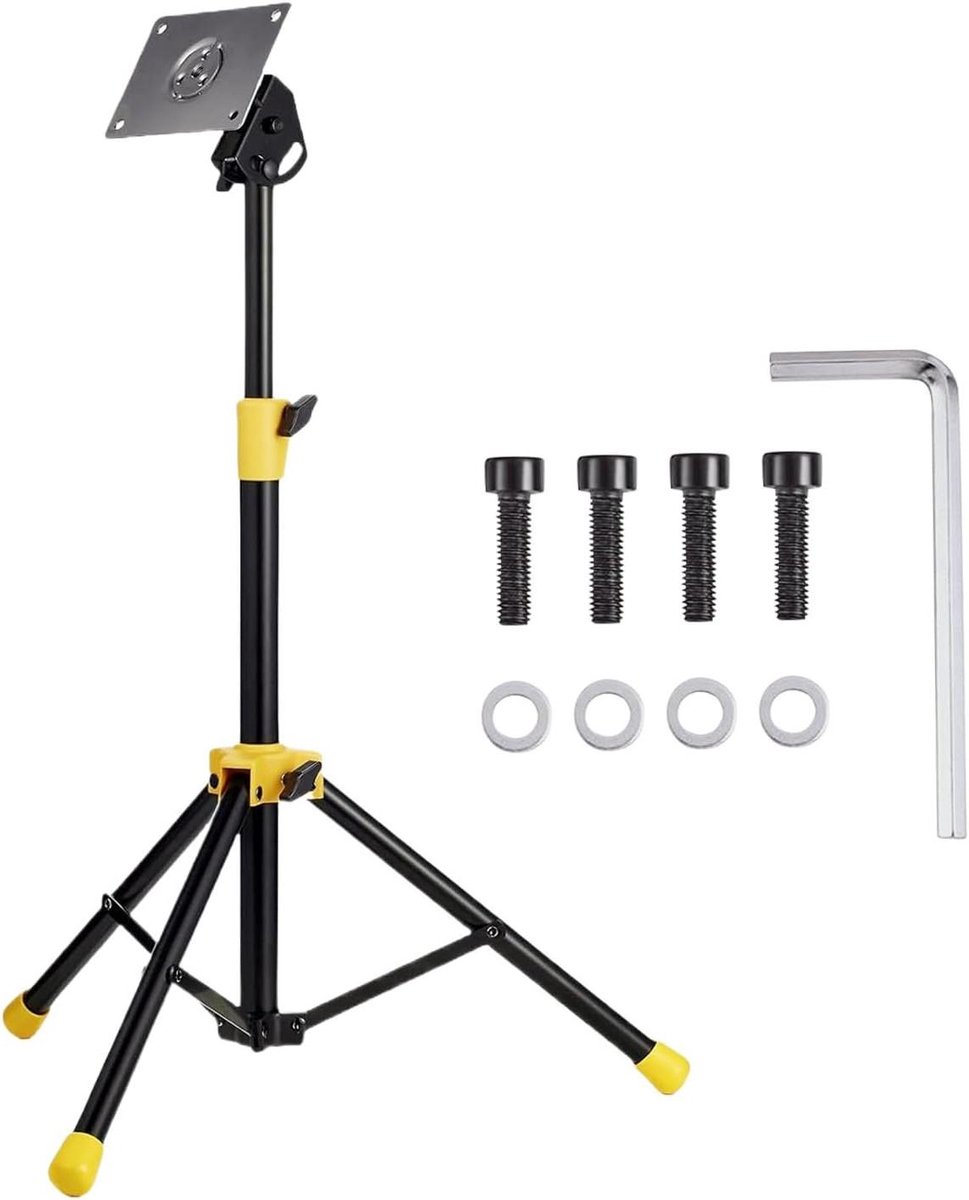Drum Pad Standaard - Oefenpad Houder - Stil Oefenen - Modulaire Instellingen - 52-96 cm - Zwart