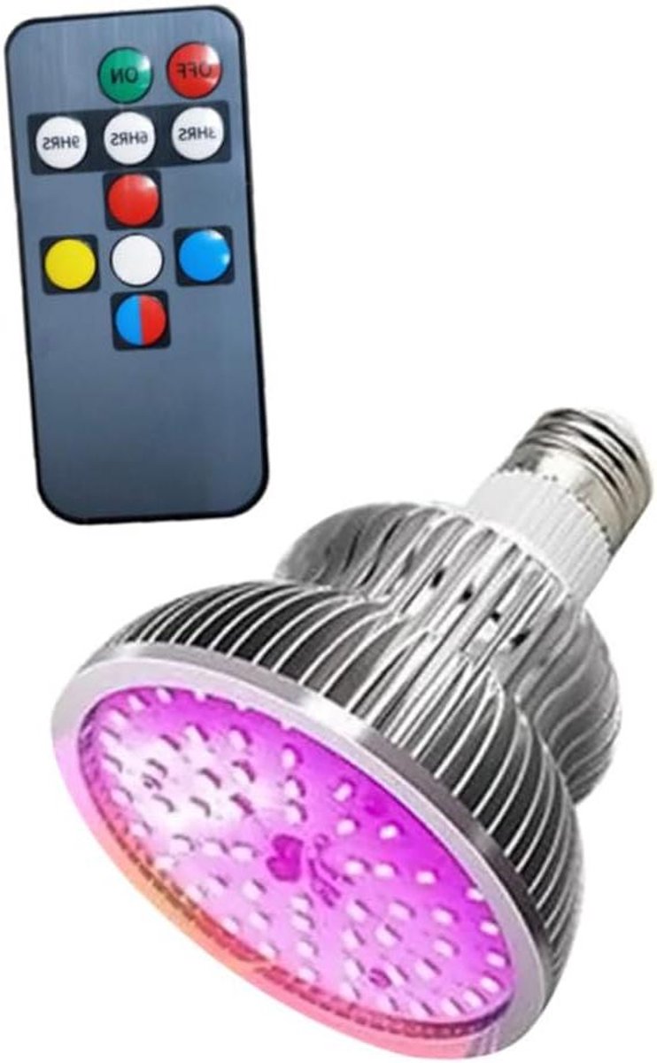 Plantengroeilamp - Zwanenhals LED - Binnenplanten Verzorgen - Full Spectrum Licht - 11 x 9.5 x 9.5 cm - Zoals getoond