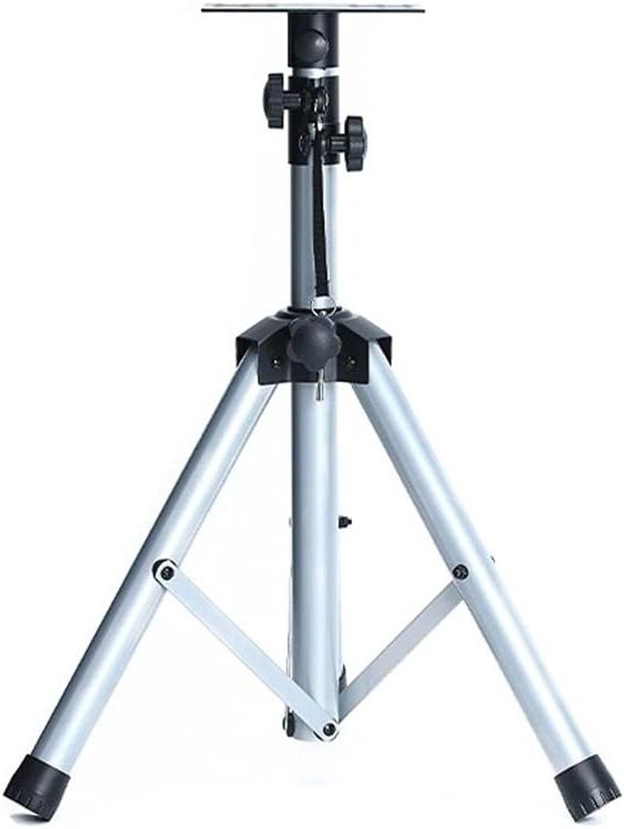 Luidspreker Statief - Audio Toren - Hifi Opstelling - Verstelbare Hoek - 117 cm Hoog - Zwart