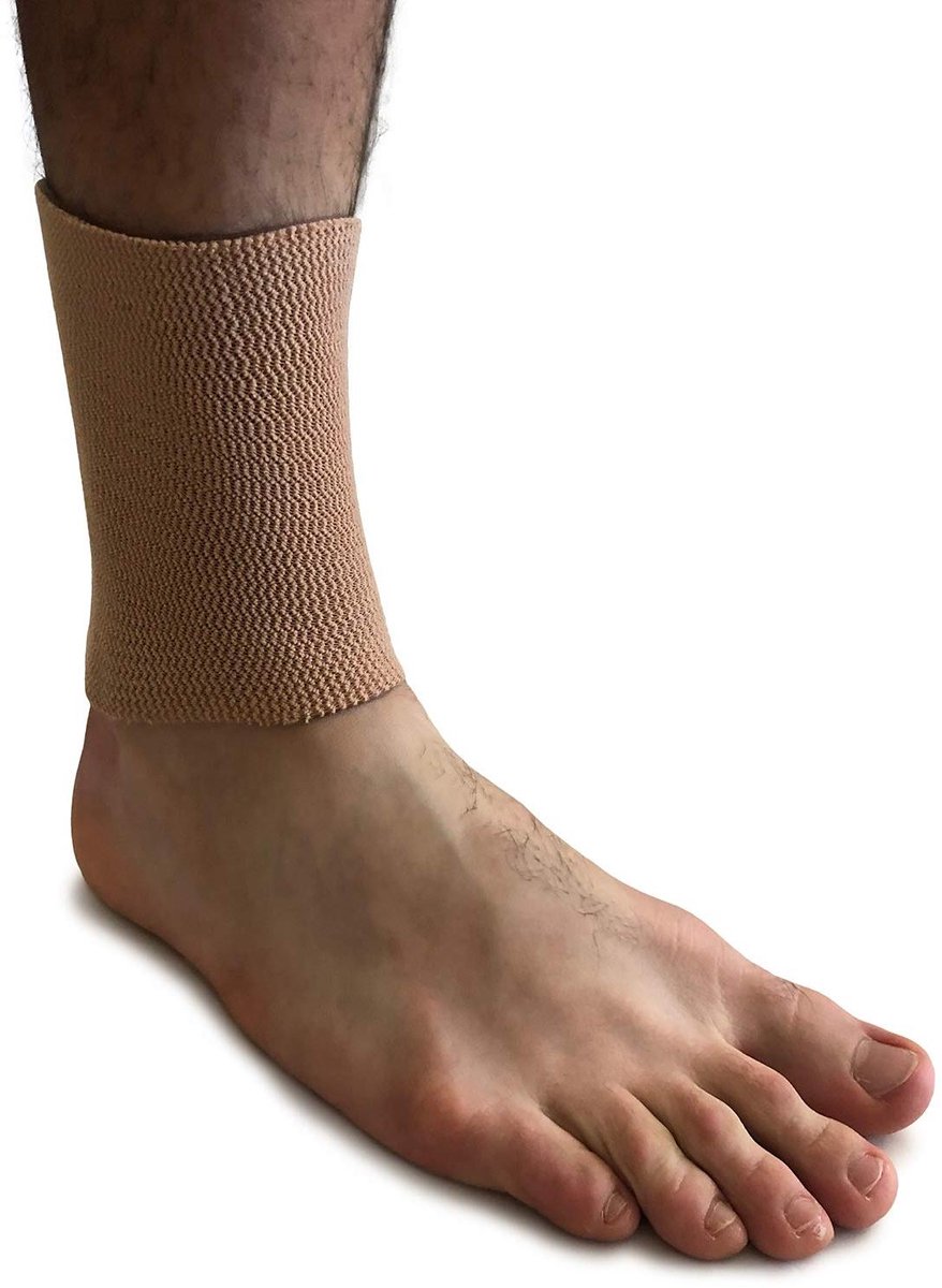 Enkelbeschermers - Gel slang - Sportactiviteiten - Dikke gel voering - 5.5 inch - Beige