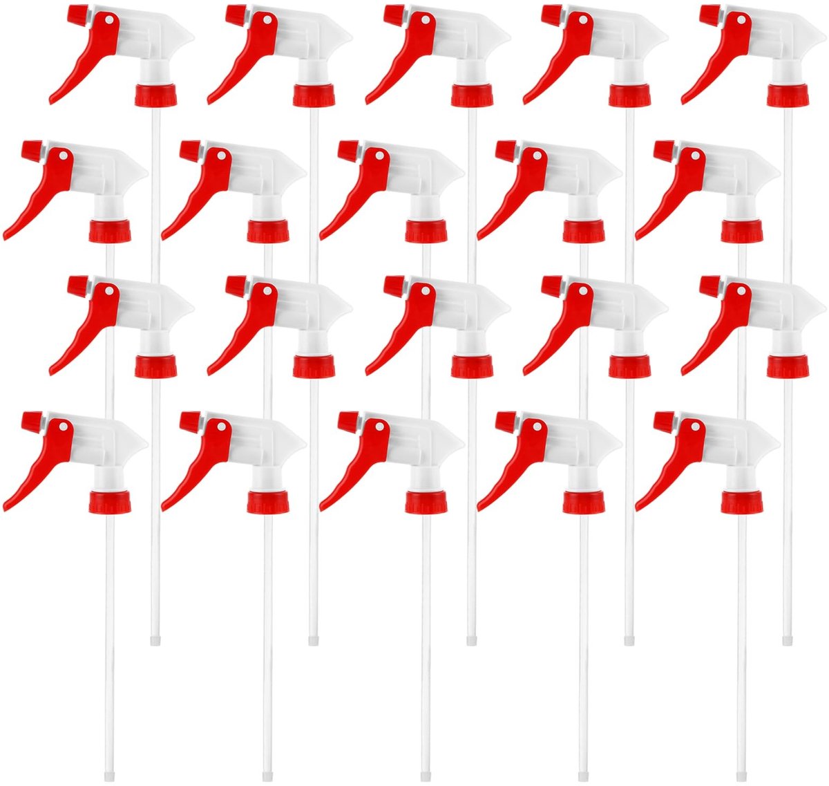 IMstore - Spray Nozzles - Spraykop Set - Universele Draad - Rood - Verstelbare Spuitkop - Geschikt voor Flacons - 30 Stuks