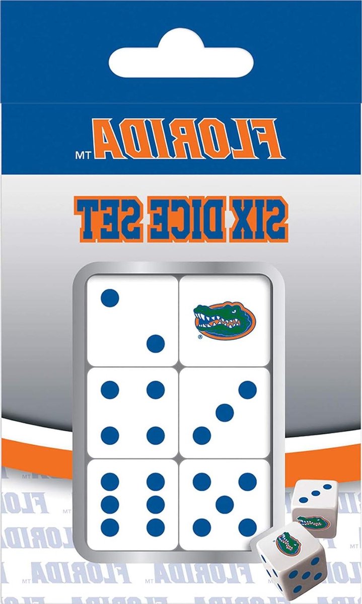Dobbelstenen Set - Spelstenen - Spellen Spelen - Officieel Gelicentieerd - 6 stuks - Team Kleuren