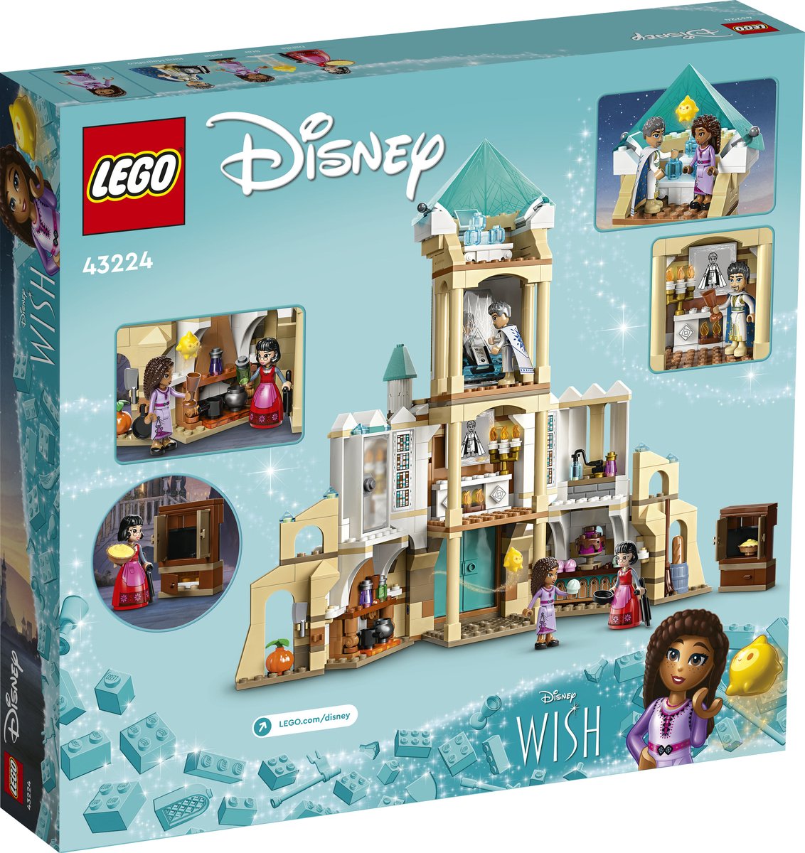 LEGO Disney - Kasteel van koning Magnifico constructiespeelgoed 43224