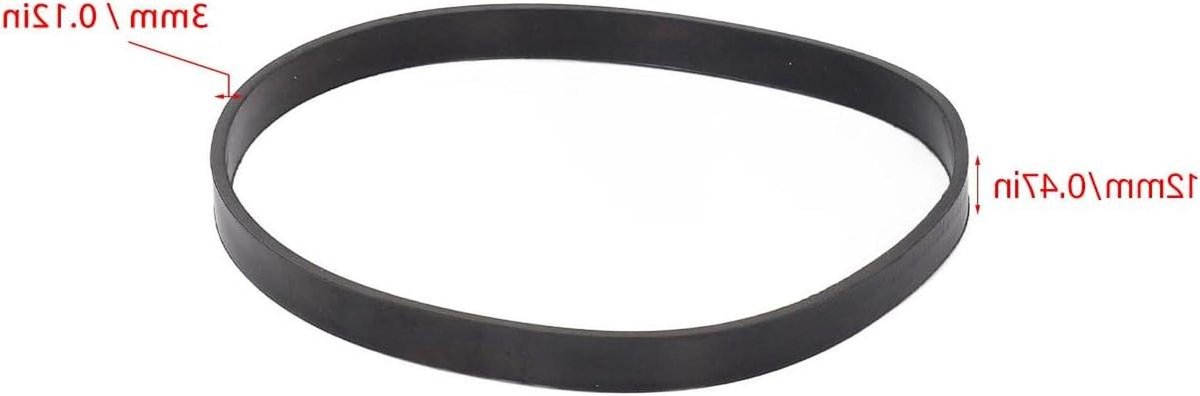 Lintzaagbanden Set - Reserveonderdelen - Houtbewerking - Duurzaam Rubber - 2 stuks - Zwart