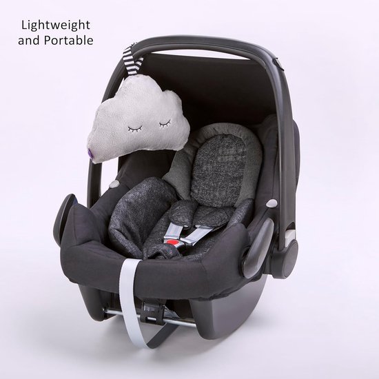 Baby Slaaphulp - Knuffel Wolkje - Rustig Slapen - 4 Geluiden 2 Lichten - Draagbaar Ontwerp - Wit — afbeelding 3