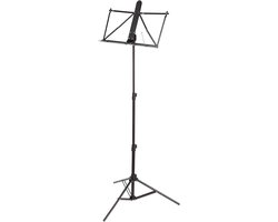 Muziekstandaard Opvouwbaar - Lichtgewicht Standaard - Muziek Oefenen - Inklapbaar Ontwerp - 49-120cm Hoogte - Zwart