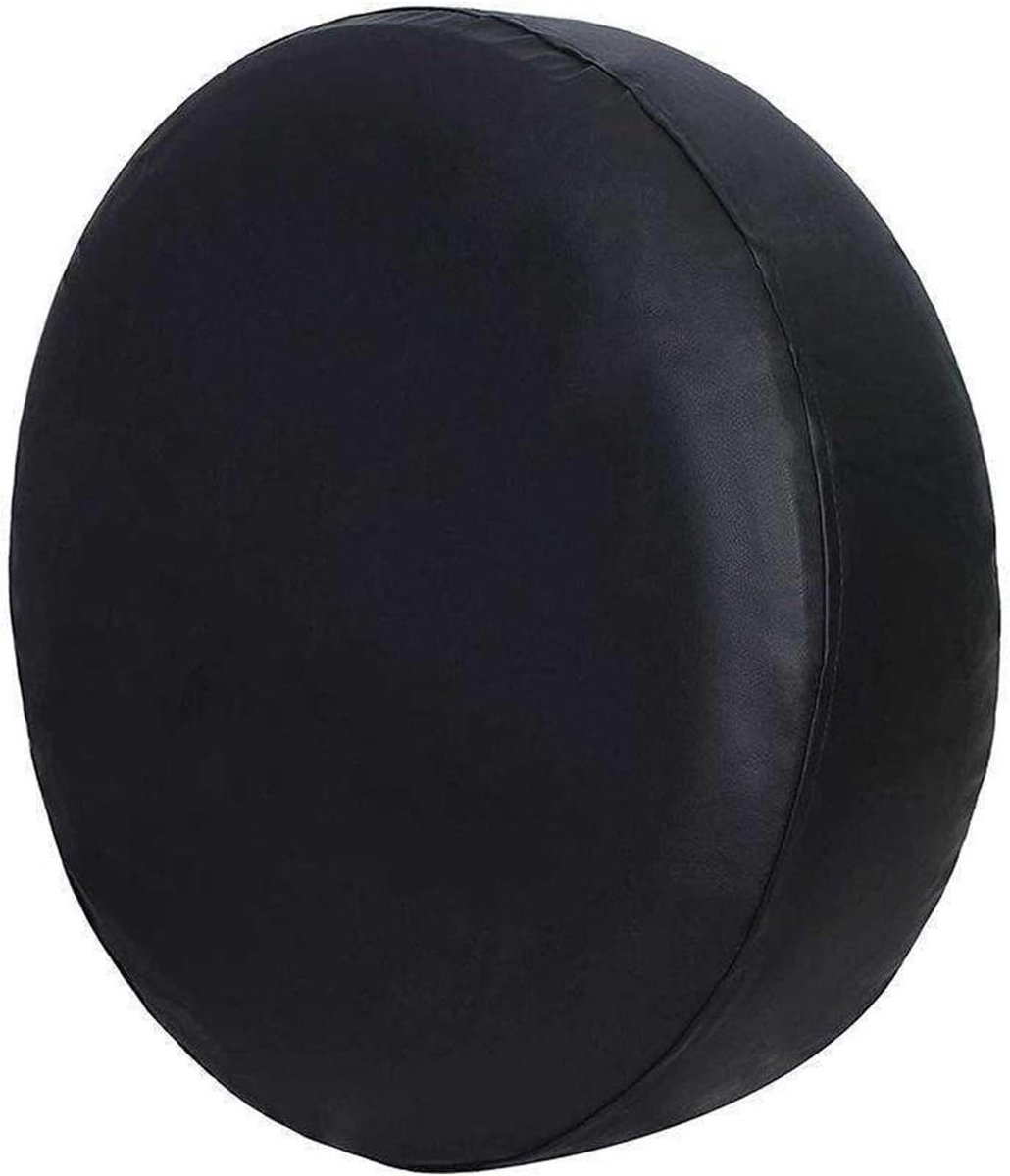 Reservewielhoes PVC - Bandenhoes Exterieur - Bescherming Banden - Lychee Textuur - 356-457 cm - Zwart