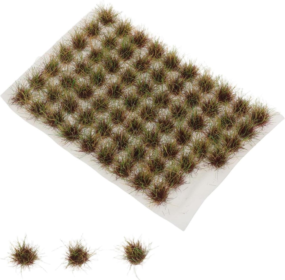 Miniatuur Graspolletjes - Diorama Gras - Landschap Creëren - Realistische Textuur - 70 Stuks - Groen