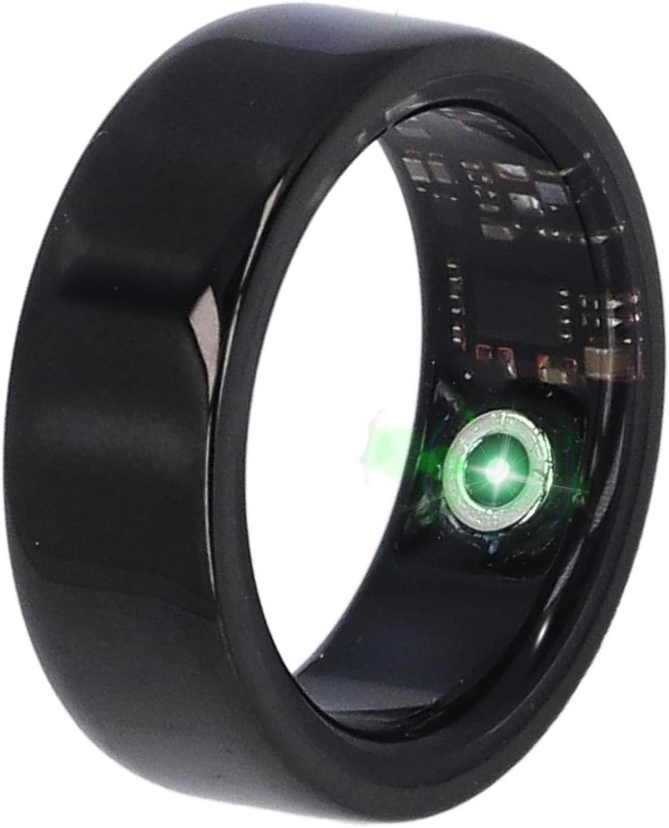 Smart Health Ring, Waterdichte Health Fitness Tracker Stappenteller, voor Trainingsgegevens en Opname van Slaapkwaliteit, Compatibel met voor Android, voor IOS