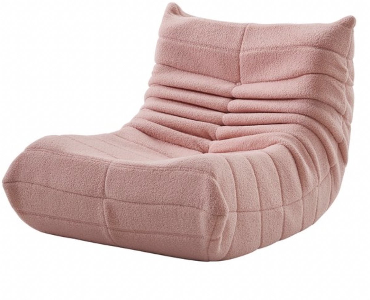 LUMÉ STORE Zitzak Stoel - Relaxstoel - Relaxfauteul - Rugleuning - Bean Bag - XXL - Traagschuim - Volwassenen - Woonkamer - Roze